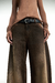 CALÇA JEANS BALLON MARROM - TIG - loja online
