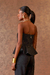 CORSELET ZIPER BLACK JEANS - AGILITA - ENCANTARE