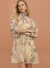 VESTIDO BATA CURTO FLORAL - SKAZI - comprar online