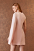 VESTIDO DETALHE BROCHE FAIXA OMBRO MACARON - AGILITA - loja online