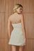 VESTIDO CURTO AURORA FLOR 3D OFF WHITE - FABULOUS AGILITA - loja online