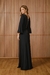 VESTIDO LONGO ALESSANDRA ABERTURA CENTRAL PRETO ANJA - FABULOUS AGILITA - loja online