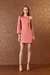 VESTIDO UM OMBRO SÓ RECORTES BLUSH - AGILITA - comprar online