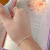 Pulseira Dalas - banhada a PRATA com bolinhas - comprar online