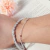 Pulseira Dalas - banhada a PRATA com bolinhas