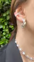 Piercing Fake Meia Lua Cravejado Prata na internet