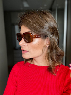 Óculos Larissa Marrom - comprar online