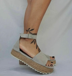 Sandalias base goma forrada(615)