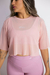 Cropped Tule - Rosa Chá