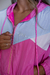 Jaqueta Corta Vento - Bicolor Rosa - loja online