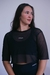 Cropped Tule - Preto - comprar online