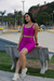Conjunto Short c/Bolso - Fúcsia na internet