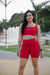 Conjunto Short - Vermelho - loja online