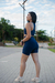 Conjunto Short c/Bolso - Azul Marinho - comprar online