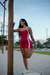 Macacão Curto Bicolor - Vermelho - Mbrun - Moda Praia & Fitness