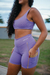 Conjunto Short Bicolor c/Bolso - Lavanda - comprar online