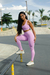 Conjunto Calça c/Bolso - Lavanda