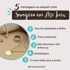 Imagem do Anel Feminino Tartaruga em Aço Inoxidável