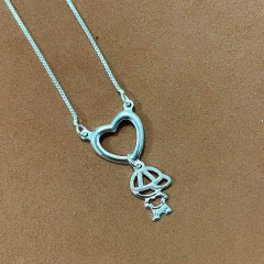 Colar Feminino Filhos Folheado à Prata - loja online