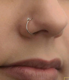 Piercing Nariz Argola em Prata 925 ou Banhada à Ouro na internet