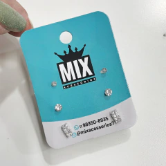 Trio de Brincos de Silicone Antialérgico - comprar online