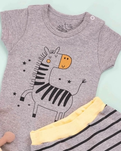 Conjunto Bebê Body e Shorts Zebra - comprar online