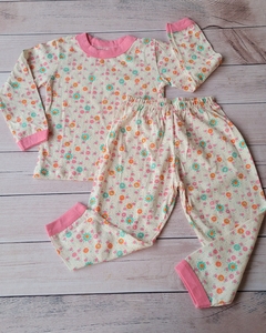 Pijama menina flores