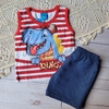 Conjunto menino bebê dino
