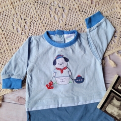 Macacão longo menino cachorrinho marinheiro - comprar online