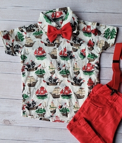 Conjunto temático Pirata - Loja Meu Guri Moda Bebê