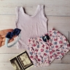 Conjunto menina regata e tapa fralda