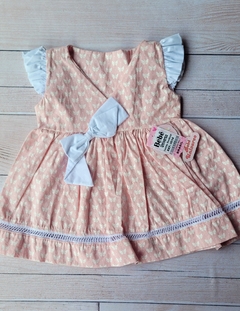 Imagem do Vestido em tricoline borboletas jardim encantado