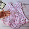 Body vestido em tricoline