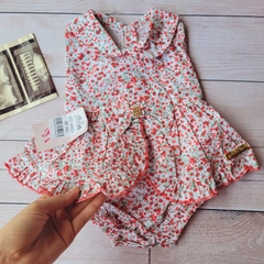 Body vestido em tricoline na internet