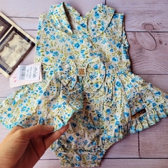 Body vestido em tricoline na internet