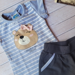 Conjunto bebê ursinha - Bicho Bagunça - loja online
