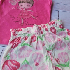 Conjunto menina flores bailarina - Kely Kety - comprar online