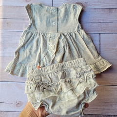 Conjunto menina blusa e tapa fralda caracol
