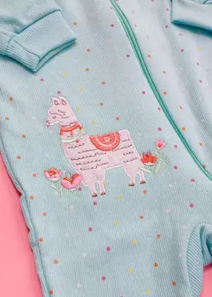 Macacão longo menina lhama na internet