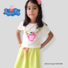 Conjunto crooped + saia - Peppa Pig