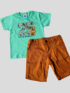 Conjunto menino girafa