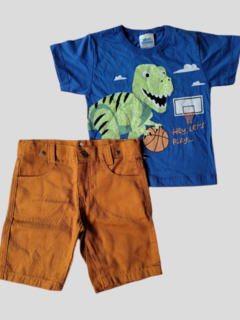 Conjunto menino dino
