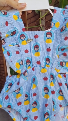 Jardineira romper - Branca de Neve - comprar online