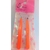 Pinça Personalizada Laranja c/2 - Miss Frandy