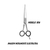 Tesoura Iniciante Fio Liso 5,5" Vertix + Porta Tesoura - comprar online