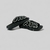 Sandalias Air More Uptempo — Negro y blanco