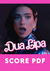 Dua Lipa - Dance The Night - Bass Transcription PDF