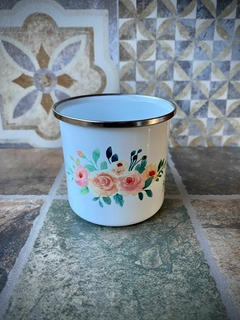 Jarrito Flores Acuarela - comprar online
