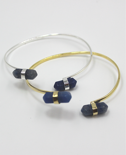 Bracelete 2 Pedras Ponta