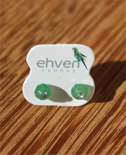 Brincos Minibola Facetado